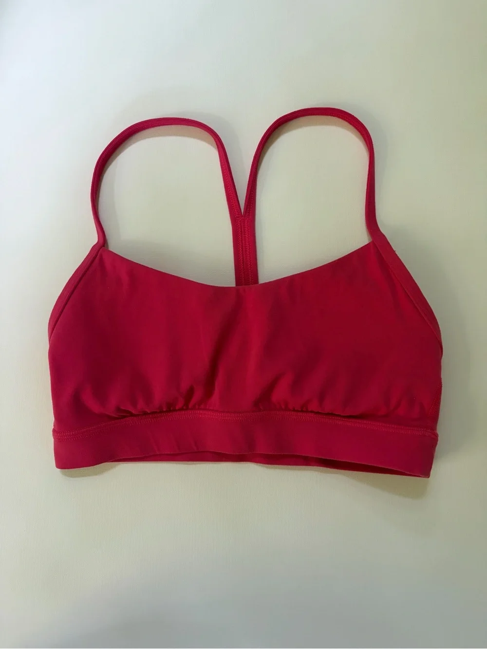 lululemon Lip Gloss Pink Flow Y Sports Bra